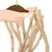2Pcs 43.3" Durable Double Layer Macrame Plant Hanger Jute Rope Hanging Planter Basket, Hold Two Plant Pot   